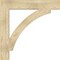 Ekena Millwork Thorton Block Rough Sawn Bracket, Douglas Fir, 6"W x 40"D x 40"H BKT06X40X40THR05RDF - alternate 4
